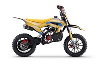 Kids Petrol Dirt Bike 50cc | Beneo Motors CROSS XM Yellow | Ages 4–8 | Speed Limiter