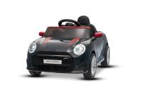 Electric Ride-on car Mini Cooper 12V, black, MP3 Player with USB and Bluetooth connection, 2.4 GHz r