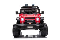 All Ride electric car with rear-wheel drive, red, 12V battery, High chassis, wide seat, Suspension o