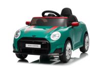 Electric Ride-on car Mini Cooper 12V, green, MP3 Player with USB and Bluetooth connection, 2.4 GHz r