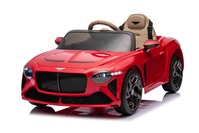 Electric Ride-on car Bentley Bacalar 12V, red, Doors opening upwards, 2.4 GHz remote control, LED li
